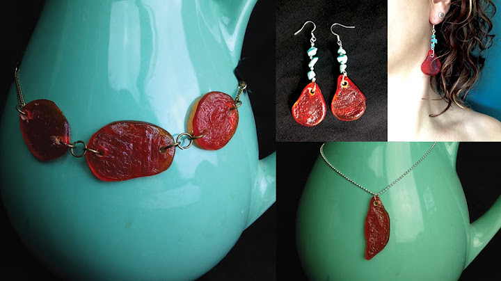 Epoxy Resin Pendants Made in an ImPRESSive Putty Mold