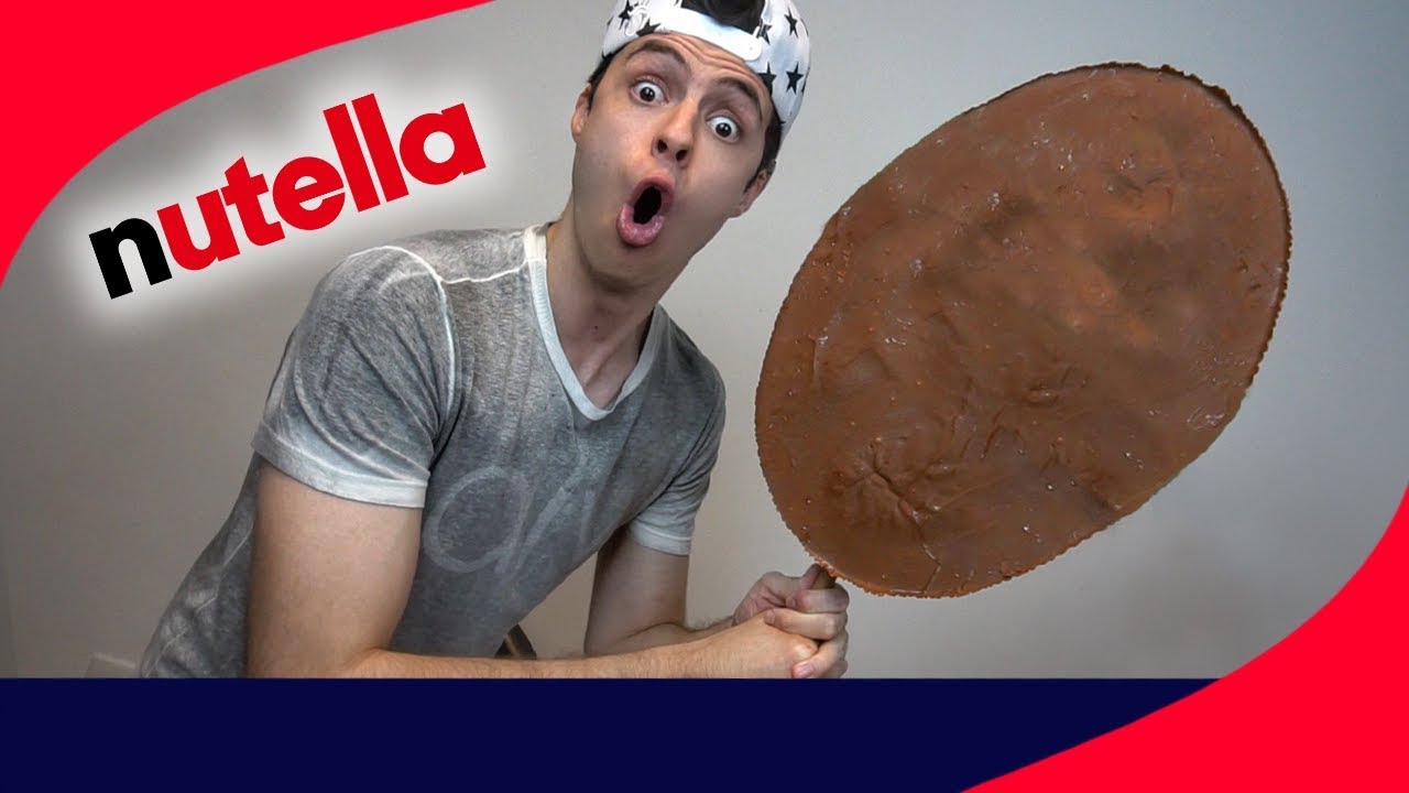 SUPER PICOLÉ DE NUTELLA GIGANTE QUE DA PRA FAZER EM CASA!