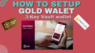 كيفية إعداد محفظة الذهب | إعداد محفظة الخزنة ذات المفاتيح الثلاثة وإجراء المعاملات | بيتكوين screenshot 2
