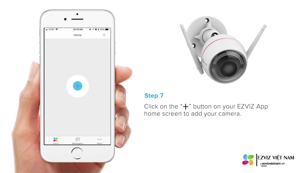 Hướng Dẫn Cài Đặt Xem Camera Ezviz C3W CS CV310 EzGuard