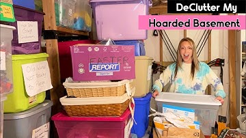 Hoarders ❤️ Extreme Declutter the Messy Basement Part 2 | Clutter Free Motivation