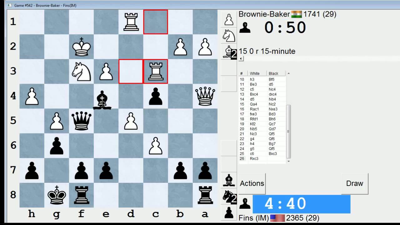 Standard Chess #53: Brownie-Baker vs. IM Bartholomew (Alekhine's Defense)