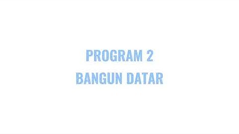 Program Momentum dan Bangun Datar C++ | Tugas Besar UAS PKS II ITERA TA 2020/2021