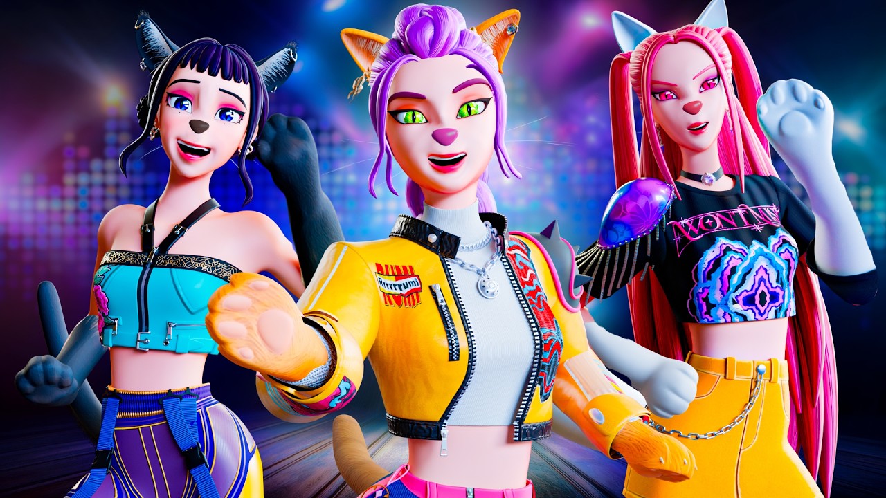 RUMI, MIRA & ZOEY verwandeln sich in KATZEN! KPop Demon Hunters Animation