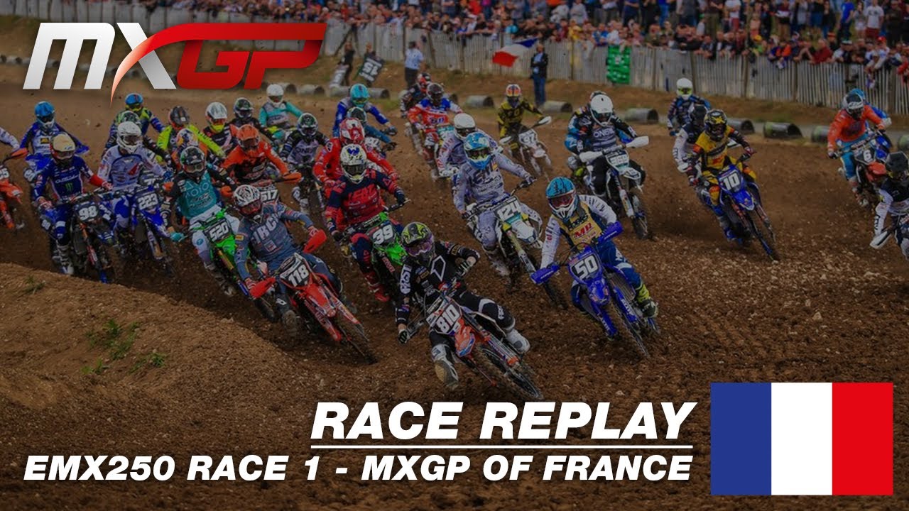 MXGP of France 2019 - Replay EMX 250 Race 1 - Motocross