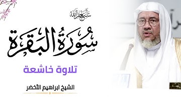 سورة البقرة (كاملة) تلاوة خاشعة الشيخ ابراهيم الأخضر