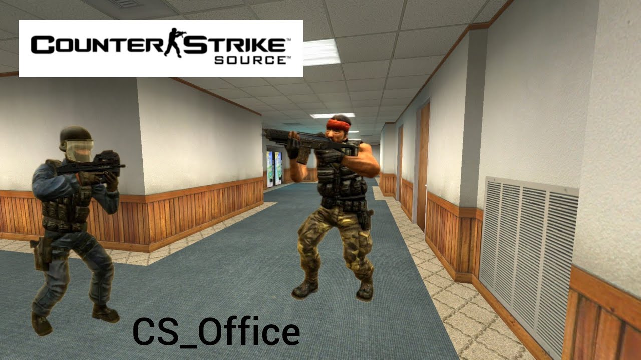 Game Play _ counter strike source _ map : office - YouTube