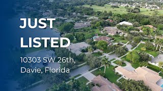 Just Listed! 10303 26th St, Davie, Fl