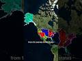 How the USA Grew from 13 Colonies to a Superpower 🇺🇸🔥#shorts