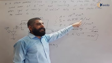 Numerical 27: Photo Diode | Optical Detector | GATE IE Optical Instrumentation