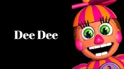 Dee Dee How Unfortunate Both Versions | FNAF Ultimate Custom Night