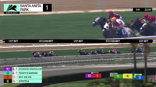 Teddys Barino Wins Race 1 On Saturday June 19Th, 2021 At Santa Anita Park.