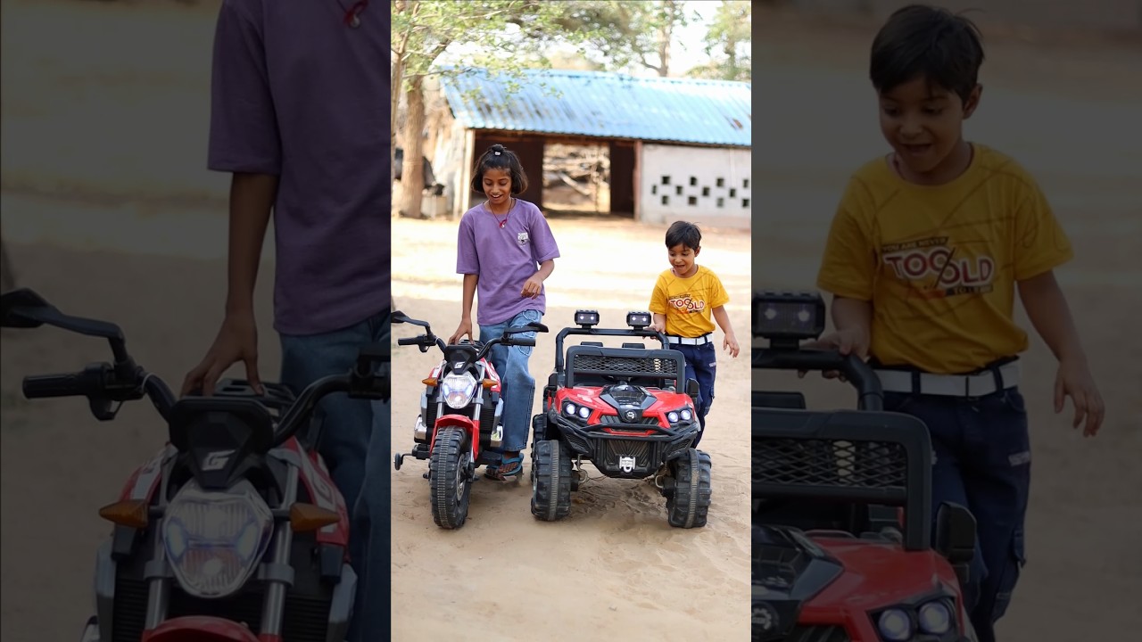 Papa mere Gadi laye Father and daughter village family life 