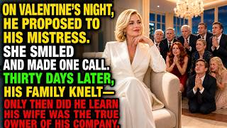 Husband proposed to mistress—Grace smiled and revoked  Thirty days later, his family knelt#revenge