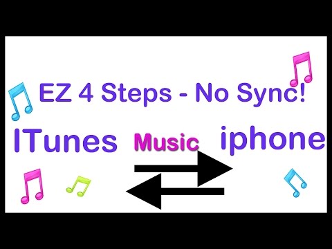 transfer music - itunes to iphone without sync!