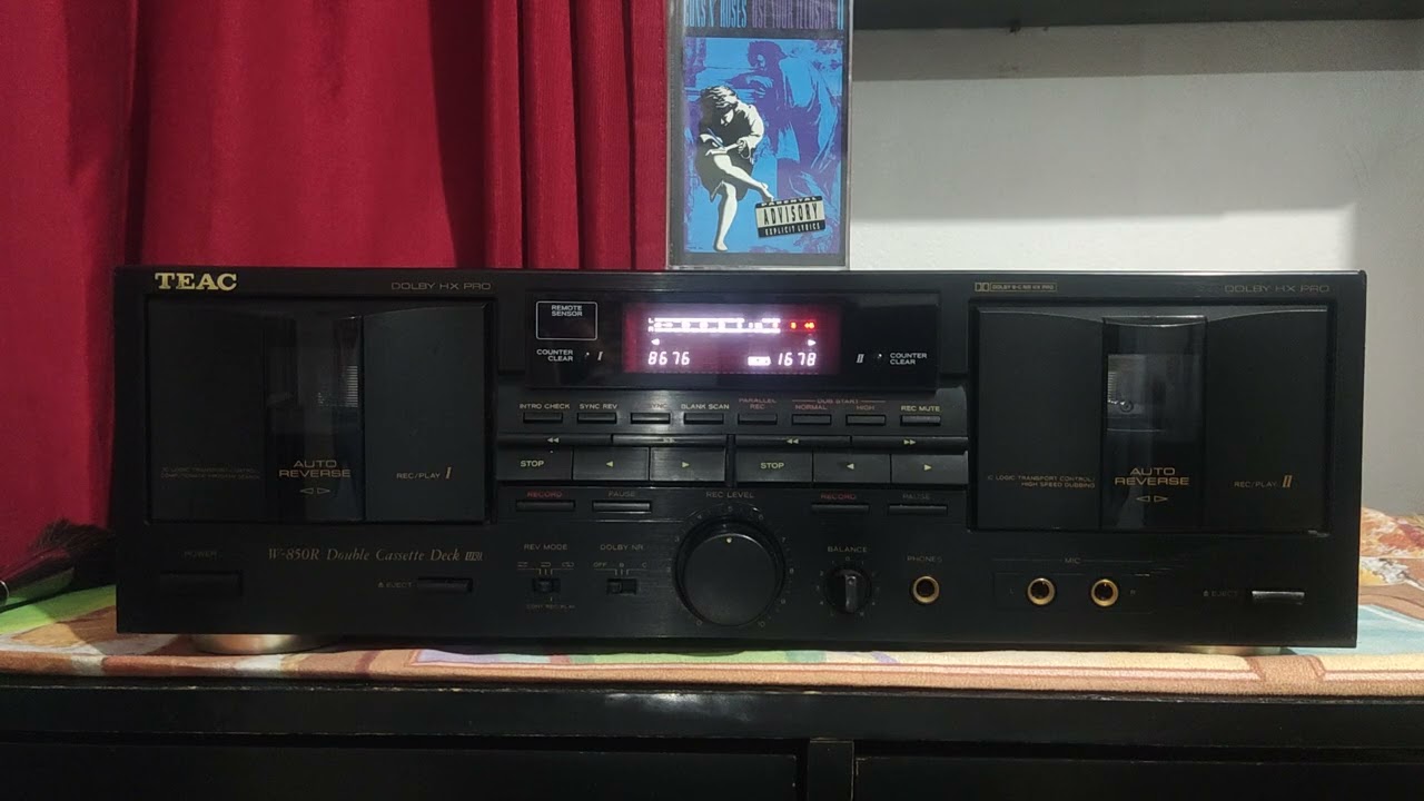 Tape deck Teac W-850R. Absoluto em qualidade