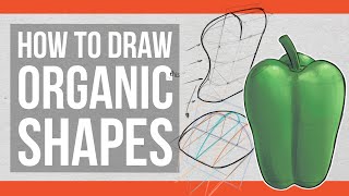 How to draw organic shapes