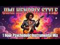 JIMI HENDRIX STYLE | 1 Hour Psychedelic Instrumental Mix