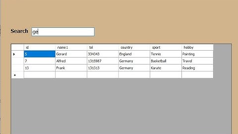 Visual Basic. net| How to search data in datagridview from multiple tables using Views SQL database