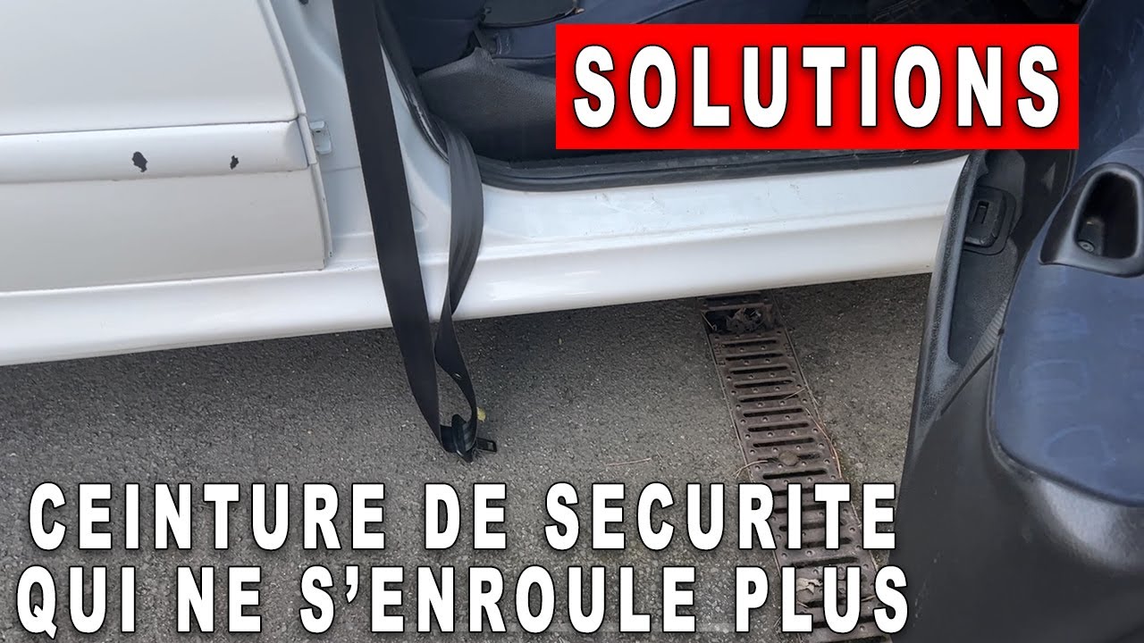 Réinitialisation d'extension de ceinture de sécurité de voiture