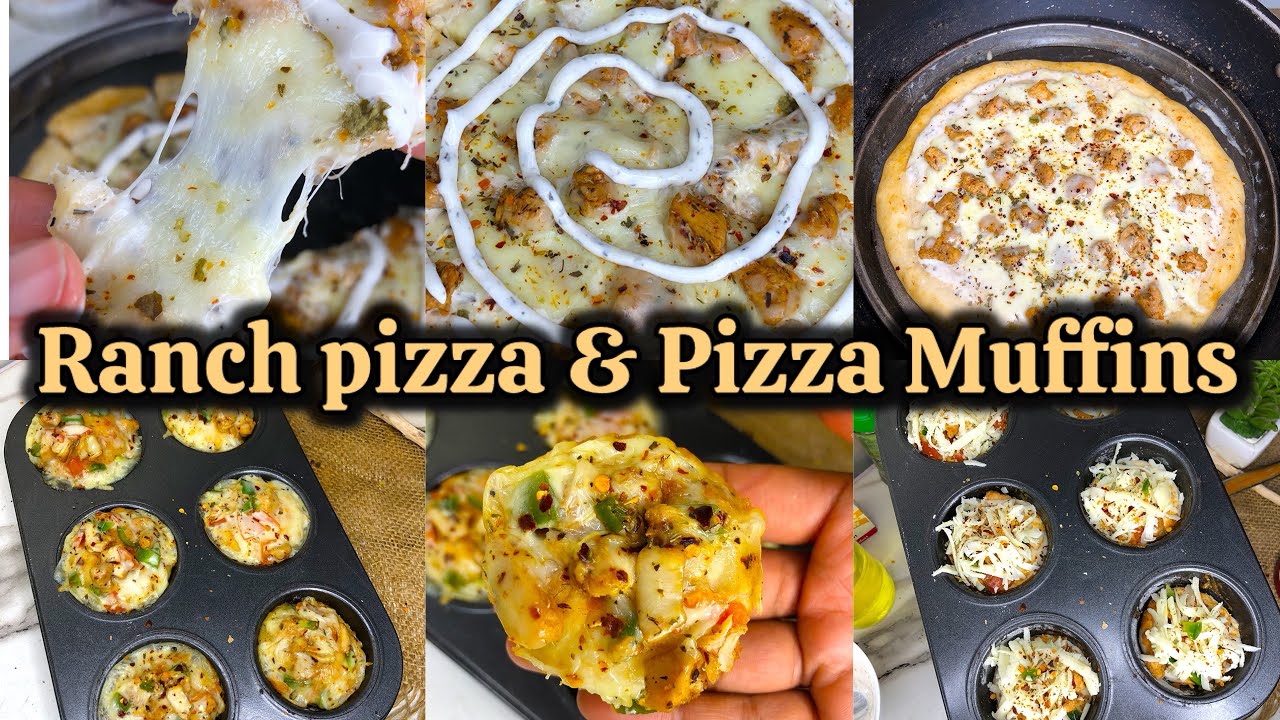 I Made Pizza Muffins & Ranch Pizza without oven by Sajida Saeeds Hub