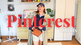 Recreating Pinterest Outfits for Fall🍂 The cutest and easiest everyday looks