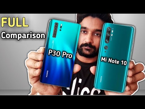 Xiaomi Mi Note 10 vs Huawei P30 Pro - Huawei P30 Pro vs Xiaomi Mi Note 10 - Full Comparison