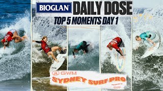 Bioglan Daily Dose: Top 5 Moments Day 1 GWM Sydney Surf Pro Presented By Bonosy 2024
