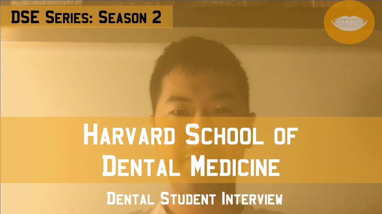 Harvard School of Dental Medicine Dental School Experience Series