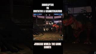Indoraptor Vs Irritator & Giganotosaurus - Juric World The Game