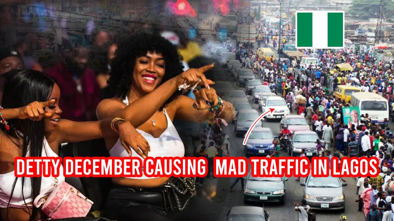В декабре Detty вызвала безумные пробки в Лагосе.