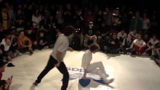 kleju vs thesis adidas orginal rock the floor final battle