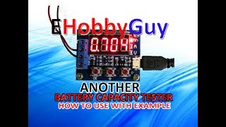 ANOTHER BATTERY CAPACITY TESTER HOW TO USE + TEST !!