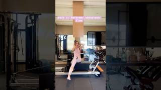 Reformer hip abduction #pilates #reformer #motivation #workout #legday #strength #abs #fitness #legs