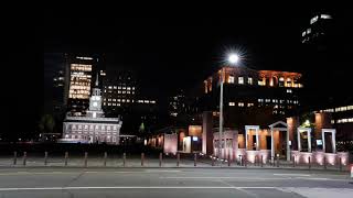 Independence Hall and Presidents House Site | Philadelphia | Pennsylvania | 4K Timelapse