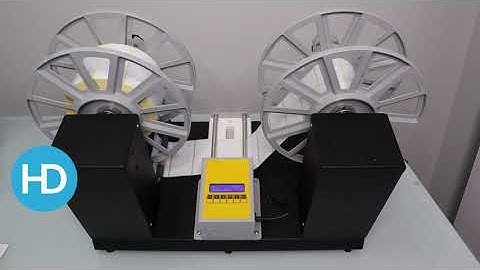 Reel to Reel Label Rewinder with Counter & Missing Label Detection | HD Labels