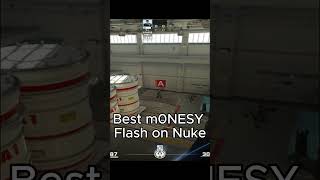 INSANE m0NESY Flash on Nuke #cs2 #csgo