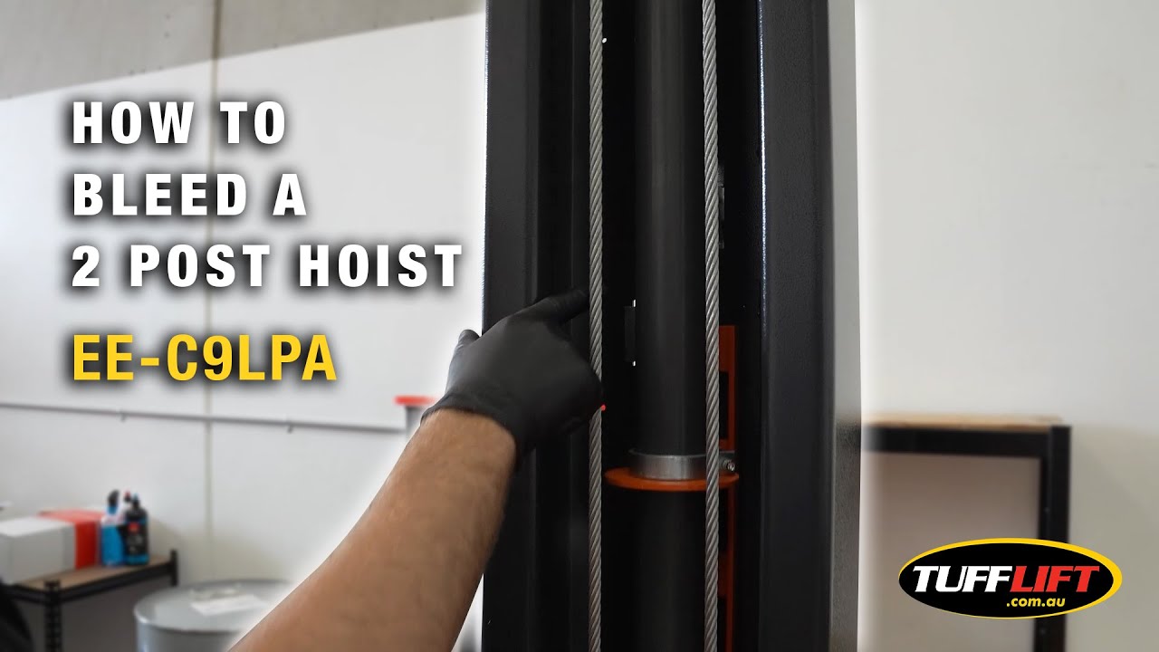 How to Bleed a 2 Post Hoist | Step-by-Step Guide