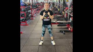 Goblet Squat Front & Side Views