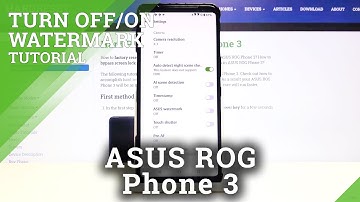 How to Manage Camera Watermark in ASUS ROG Phone 3 – Find Watermark Options