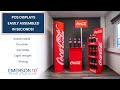 Super fast assemble of pos displays our eazzy totem and faster displays with cocacola branding