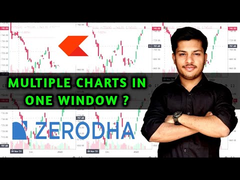 HOW TO OPEN MULTIPLE CHARTS IN SINGLE WINDOW | ZERODHA KITE TRADING PLATFORM