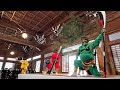 本成寺節分大祈願会 Ogre dance at "honjyouji" temple Sanjo city Niigata, Japan