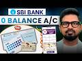 SBI Zero Balance Account Opening Online | SBI Account Opening Online 2026