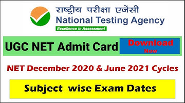 NTA UGC NET Admit Card Out now  I UGC NET Admit Card 2021 Official Updates