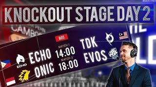 MSC KNOCKOUT STAGE DAY 2 | 2023 | WATCH PARTY