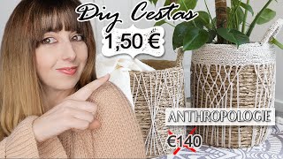 DIY CESTAS con CARTÓN, PAPEL y MACRAMÉ |  BOHO DECO |  RECREANDO ShantiIrene