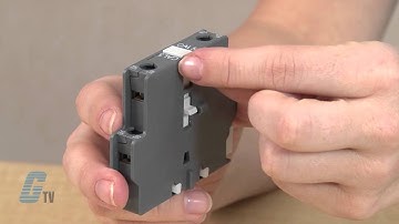 Installing ABB Auxiliary Contacts to the A Line of Contactors