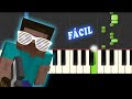 Minero / El Rubius / Fácil / Piano Tutorial / Cover