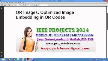 QR Images Optimized Image Embedding in QR Codes